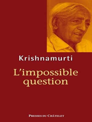 cover image of L'impossible question